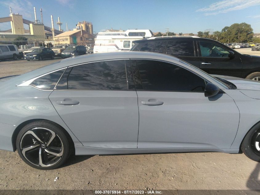 2022 HONDA ACCORD SEDAN SPORT - 1HGCV1F36NA112830
