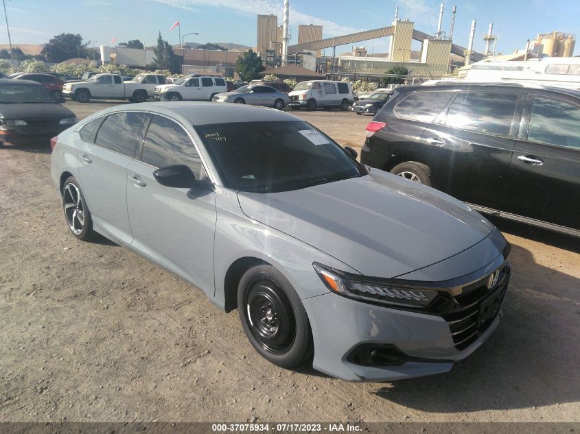 2022 HONDA ACCORD SEDAN SPORT - 1HGCV1F36NA112830