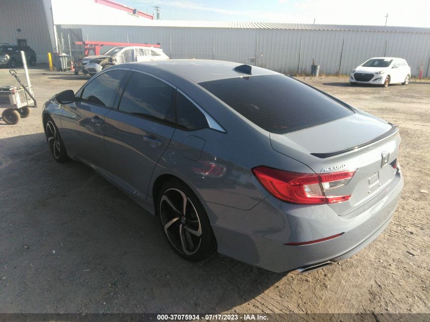 2022 HONDA ACCORD SEDAN SPORT - 1HGCV1F36NA112830