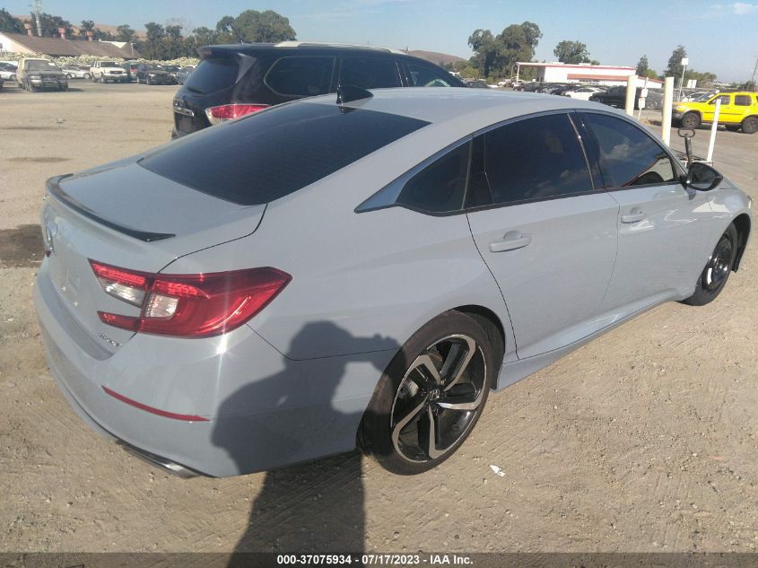 2022 HONDA ACCORD SEDAN SPORT - 1HGCV1F36NA112830