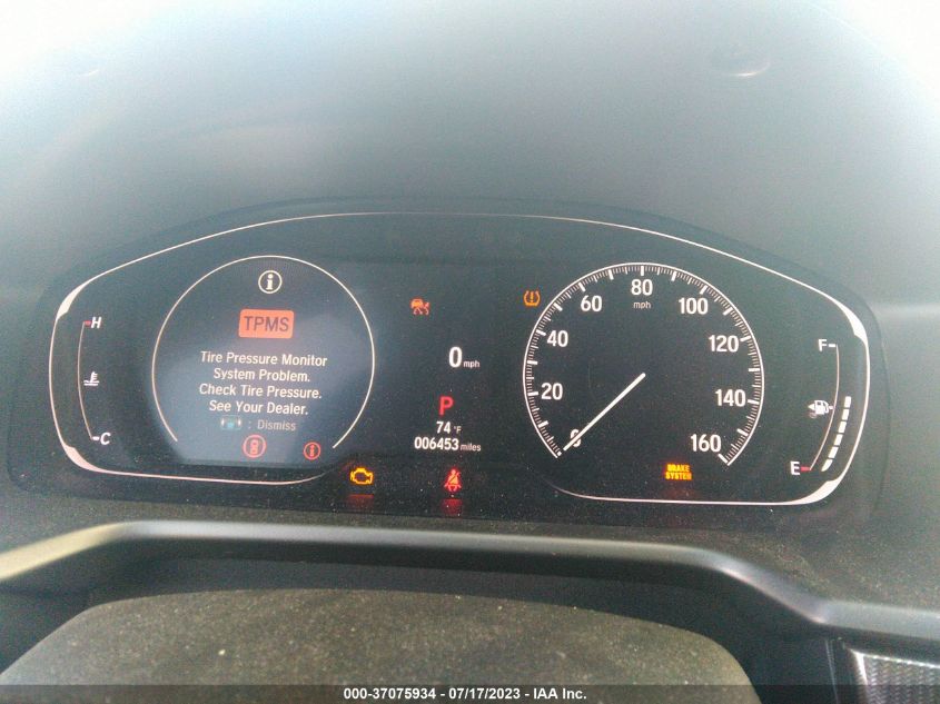 2022 HONDA ACCORD SEDAN SPORT - 1HGCV1F36NA112830