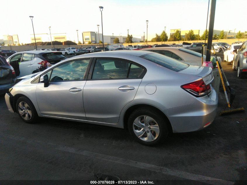 2013 HONDA CIVIC SDN LX - 19XFB2F59DE273888