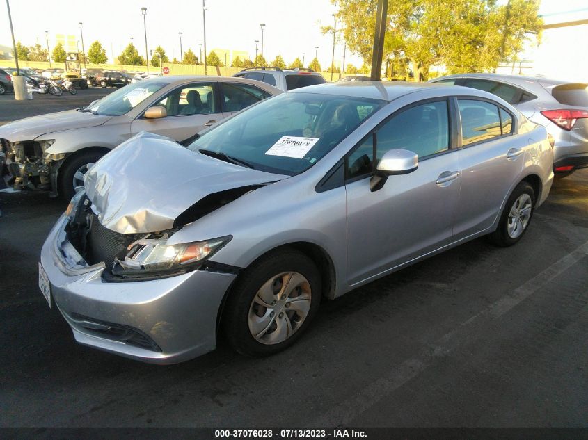 2013 HONDA CIVIC SDN LX - 19XFB2F59DE273888