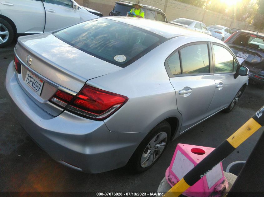 2013 HONDA CIVIC SDN LX - 19XFB2F59DE273888