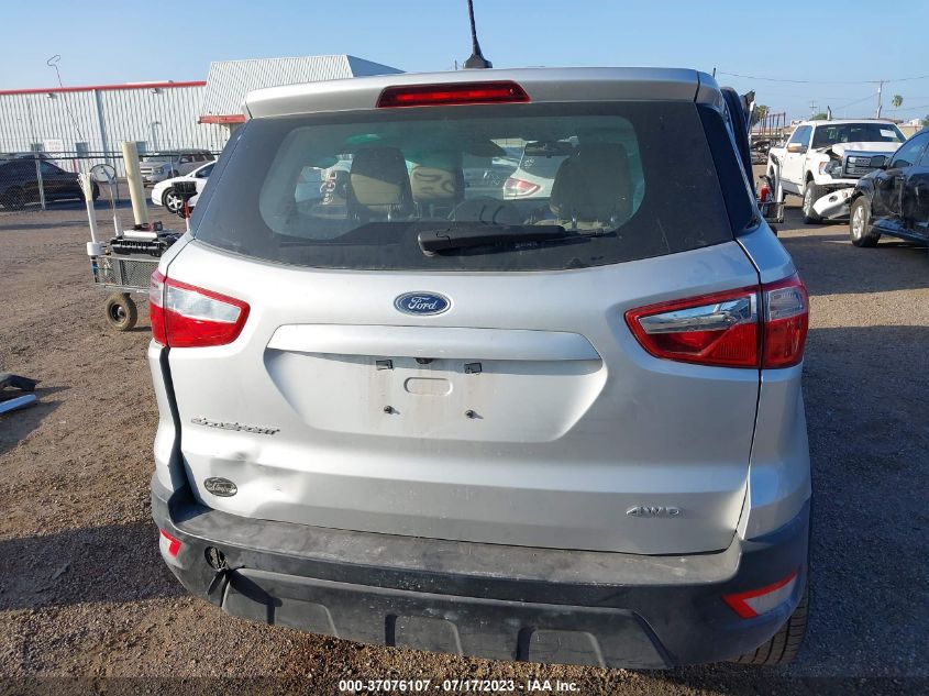 2021 FORD ECOSPORT S - MAJ6S3FL6MC456232