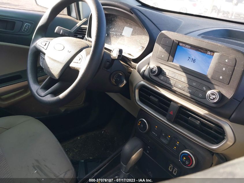 2021 FORD ECOSPORT S - MAJ6S3FL6MC456232