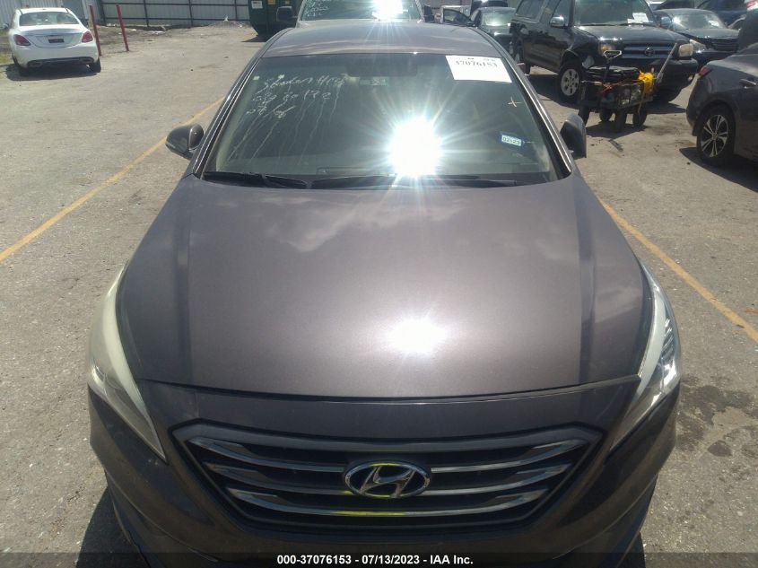 2016 HYUNDAI SONATA 2.4L SPORT - 5NPE34AF6GH297019