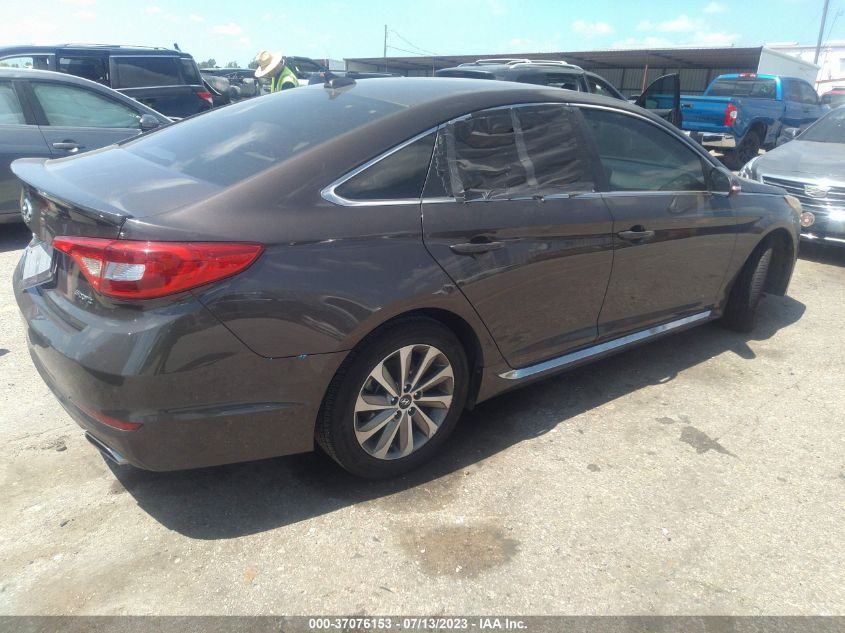 2016 HYUNDAI SONATA 2.4L SPORT - 5NPE34AF6GH297019