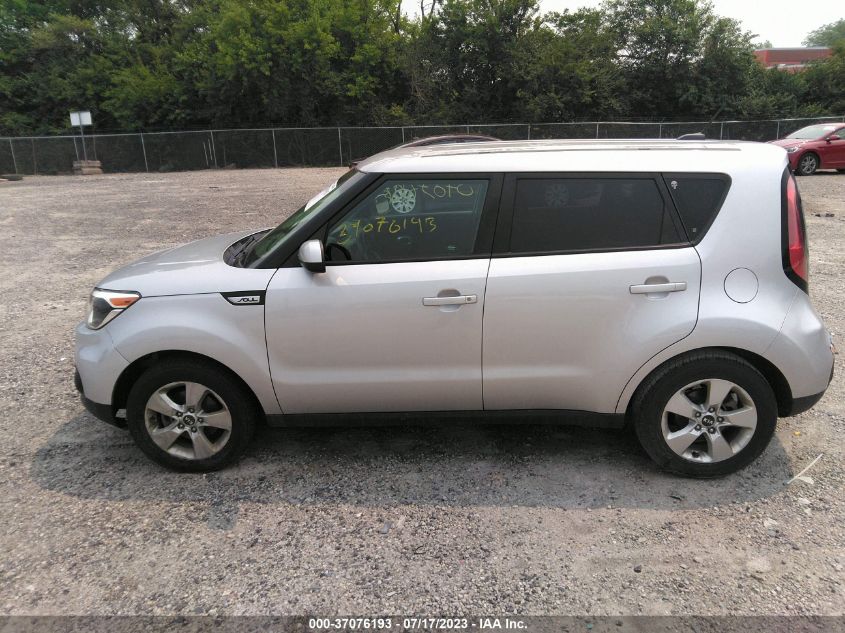 2017 KIA SOUL BASE - KNDJN2A22H7440595