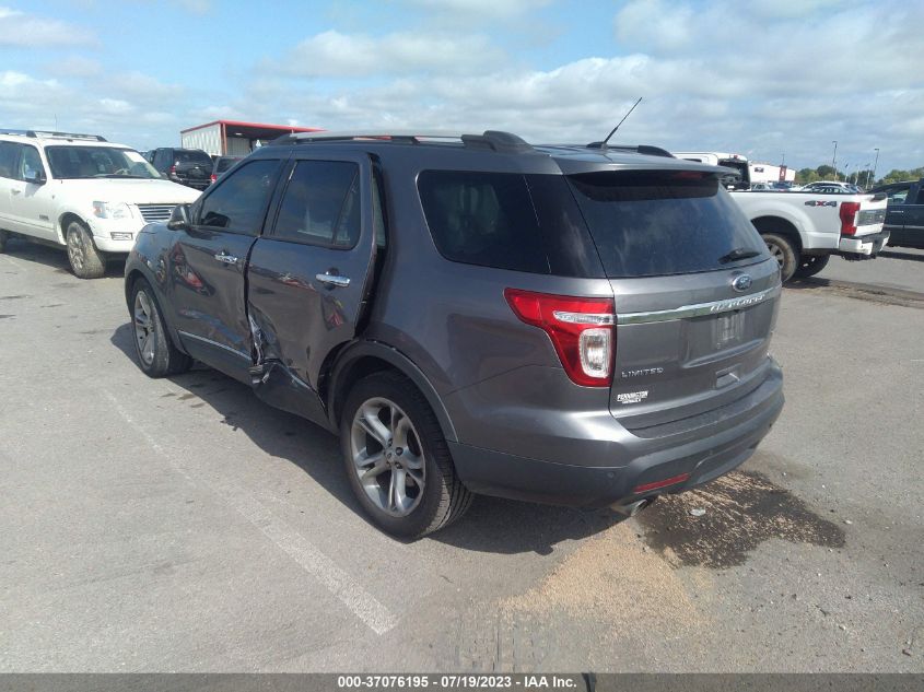 2013 FORD EXPLORER LIMITED - 1FM5K7F83DGA03537