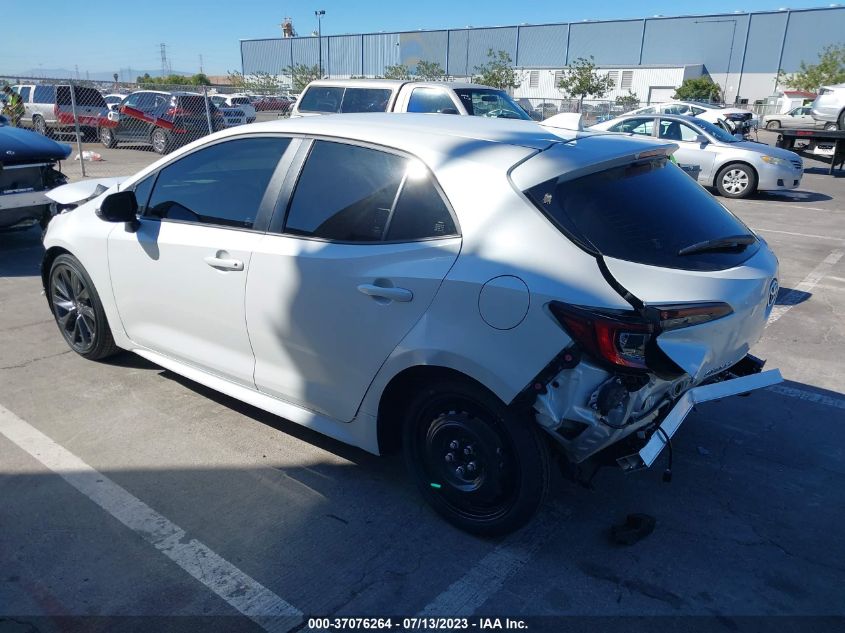 2023 TOYOTA COROLLA HATCHBACK XSE JTNC4MBE2P3206149