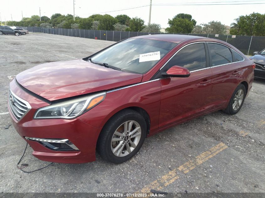 2015 HYUNDAI SONATA 2.4L SE - 5NPE24AF2FH089818