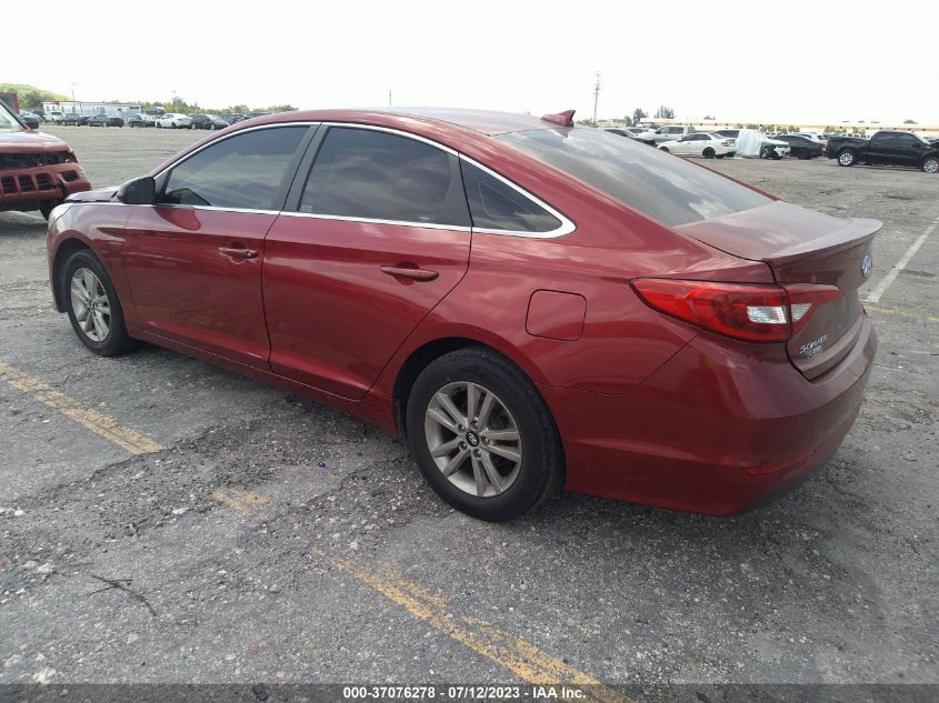 2015 HYUNDAI SONATA 2.4L SE - 5NPE24AF2FH089818