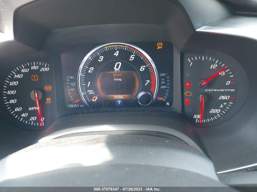 2014 CHEVROLET CORVETTE STINGRAY 2LT - 1G1YC2D72E5103436