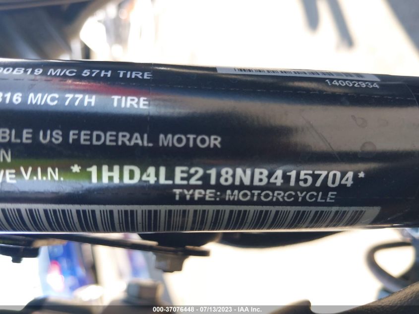 2022 HARLEY-DAVIDSON XL883 N - 1HD4LE218NB415704