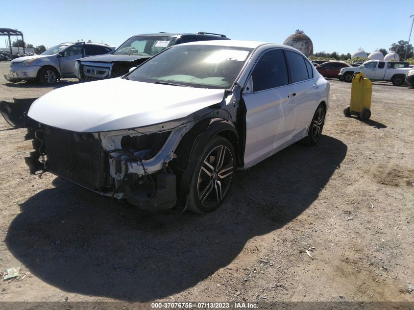 2017 HONDA ACCORD SEDAN SPORT SE - 1HGCR2F18HA242475