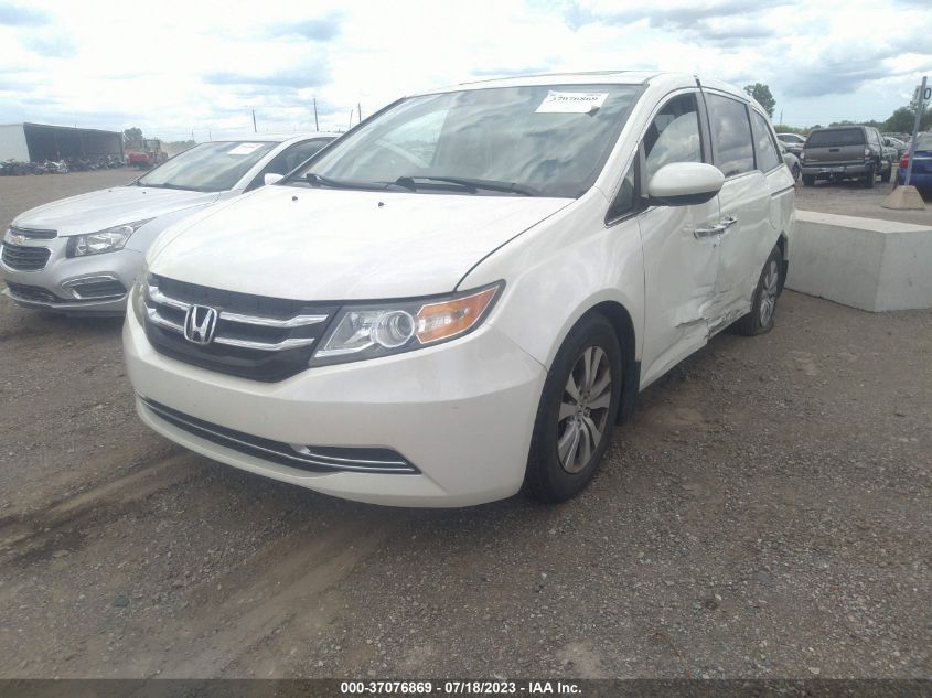 2014 HONDA ODYSSEY EXL - 5FNRL5H64EB007790