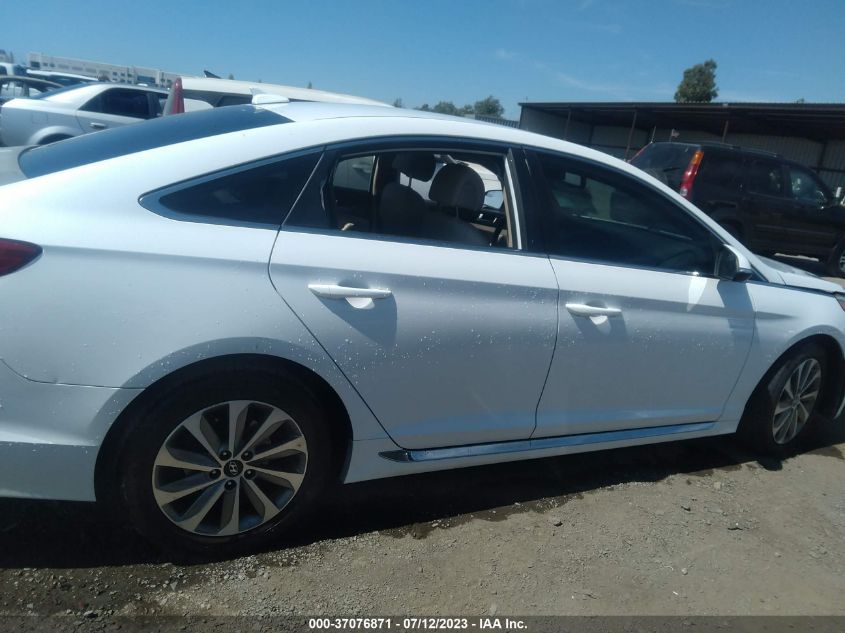 2015 HYUNDAI SONATA 2.4L SPORT - 5NPE34AF6FH022913