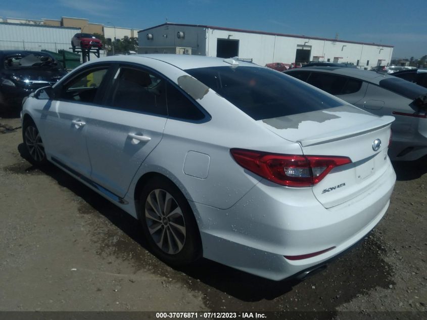 2015 HYUNDAI SONATA 2.4L SPORT - 5NPE34AF6FH022913