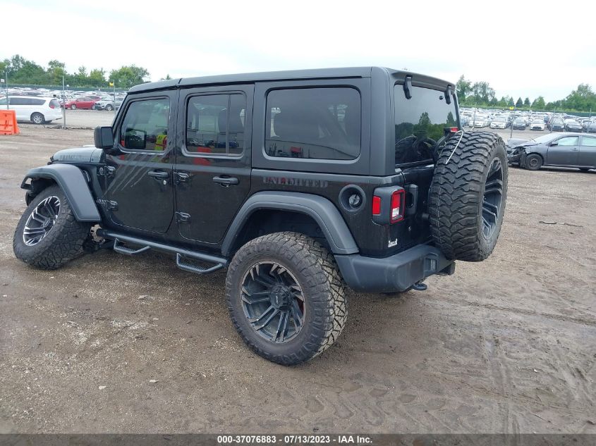 2018 JEEP WRANGLER UNLIMITED SPORT S - 1C4HJXDG1JW229401