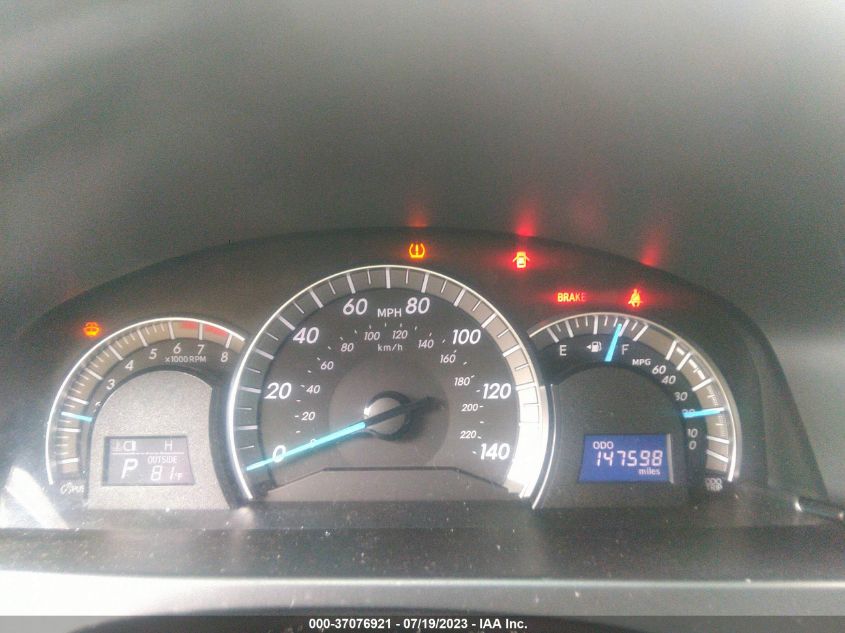 2013 TOYOTA CAMRY L/LE/SE/XLE - 4T1BF1FK7DU643526