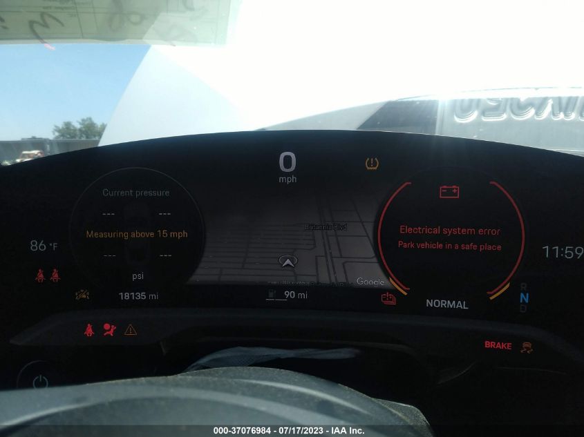 2022 PORSCHE TAYCAN - WP0AA2Y14NSA13861