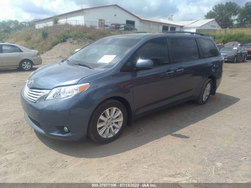 2016 TOYOTA SIENNA LTD/XLE/XLE PREMIUM - 5TDDK3DC1GS134279
