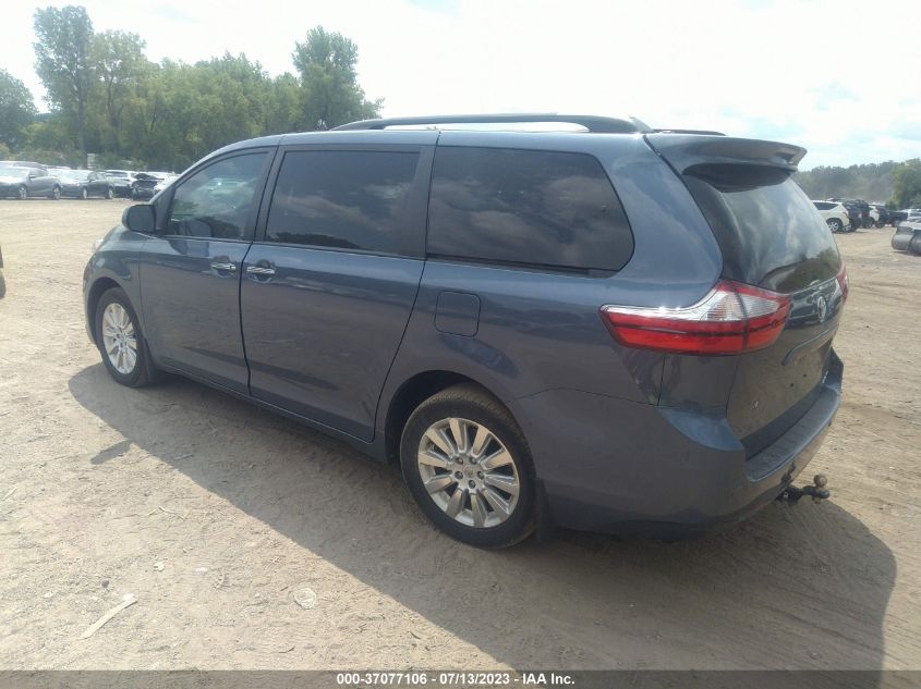 2016 TOYOTA SIENNA LTD/XLE/XLE PREMIUM - 5TDDK3DC1GS134279