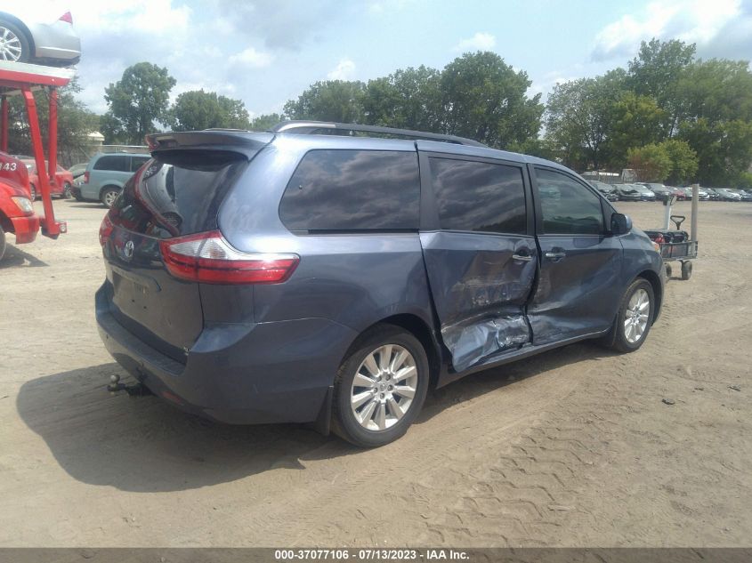 2016 TOYOTA SIENNA LTD/XLE/XLE PREMIUM - 5TDDK3DC1GS134279
