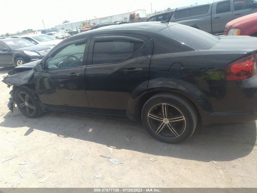 2013 DODGE AVENGER SE - 1D3CDZAG5DN751223