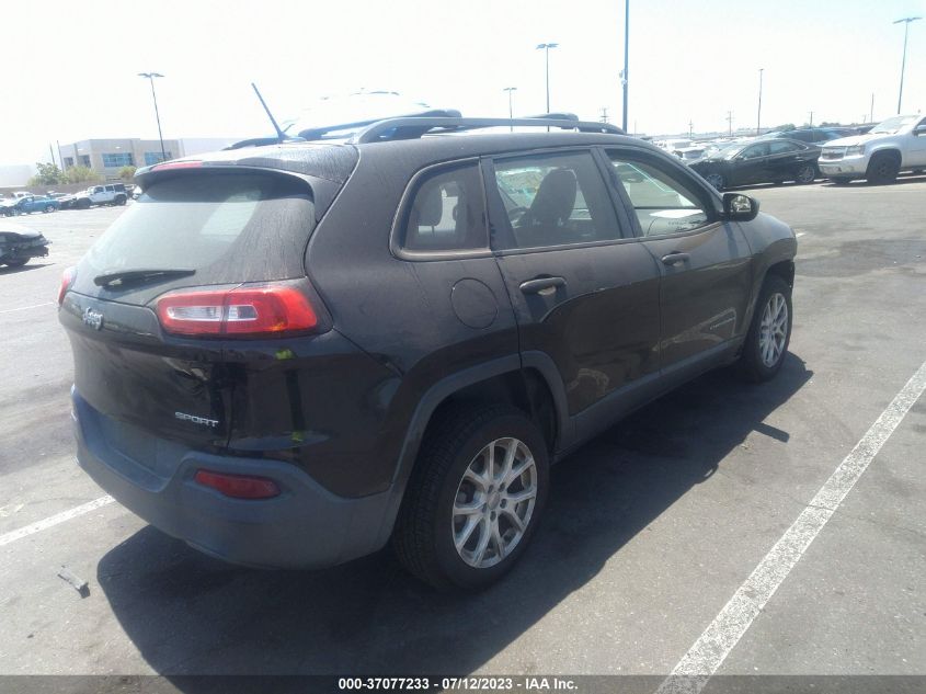 2016 JEEP CHEROKEE SPORT - 1C4PJLAB8GW107253