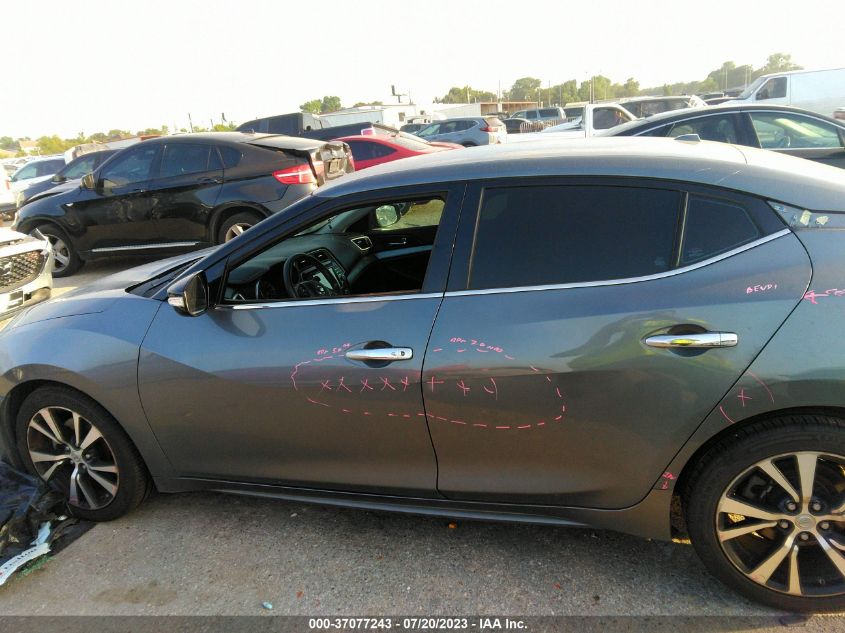2018 NISSAN MAXIMA 3.5S/SV/SL/SR/PLAT - 1N4AA6AP0JC368667