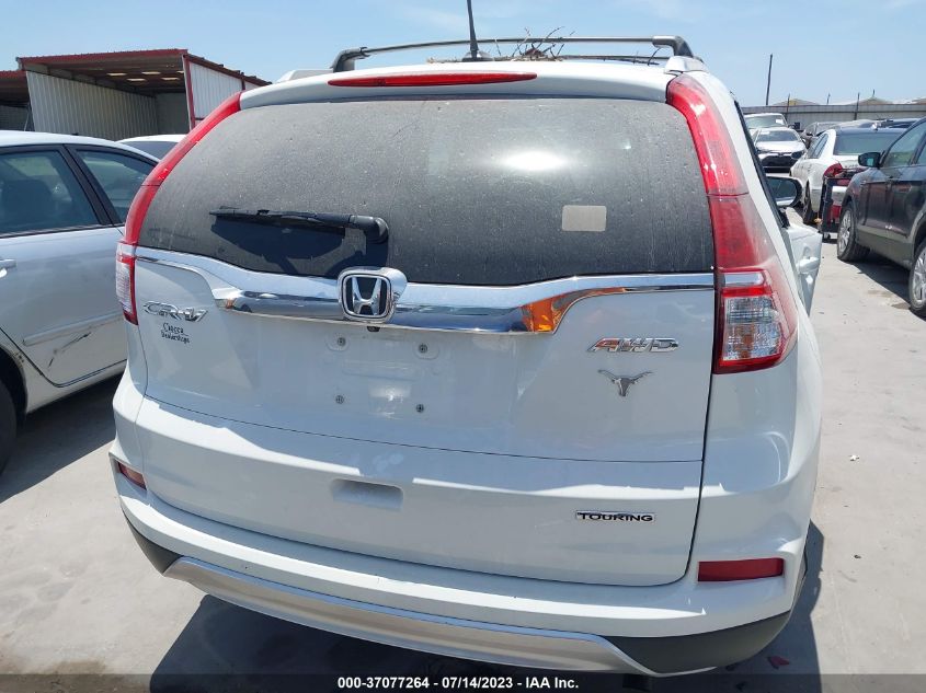 2016 HONDA CR-V TOURING - 5J6RM4H9XGL034956