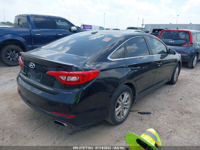 2015 HYUNDAI SONATA 2.4L SE - 5NPE24AF6FH093919