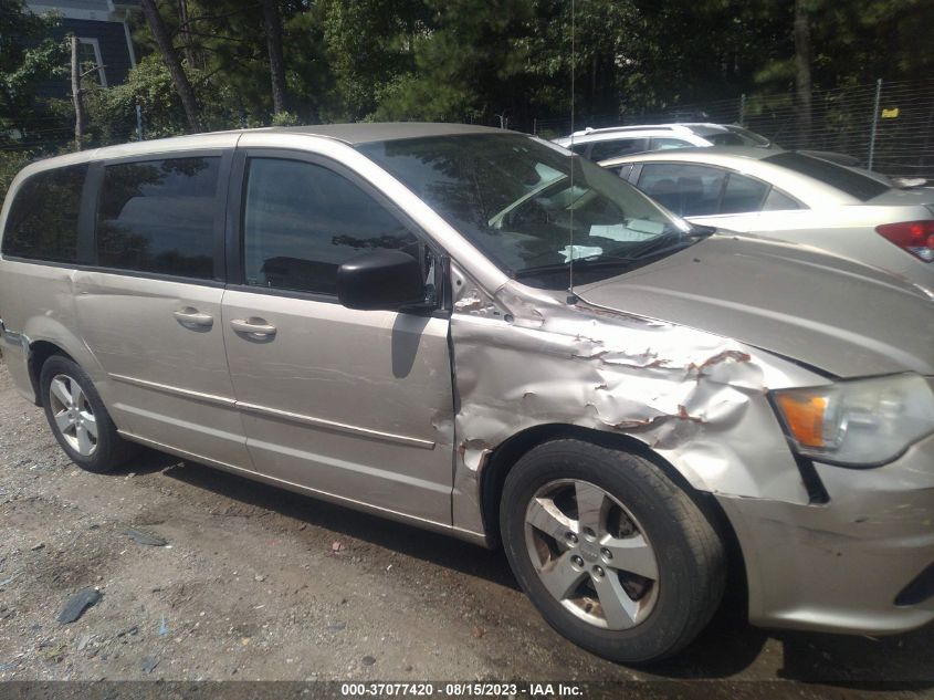 2013 DODGE GRAND CARAVAN SE - 2C4RDGBG5DR602645