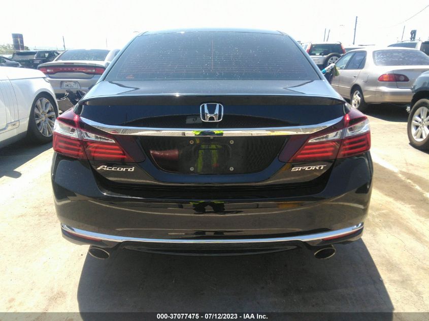2017 HONDA ACCORD SEDAN SPORT - 1HGCR2F58HA289234
