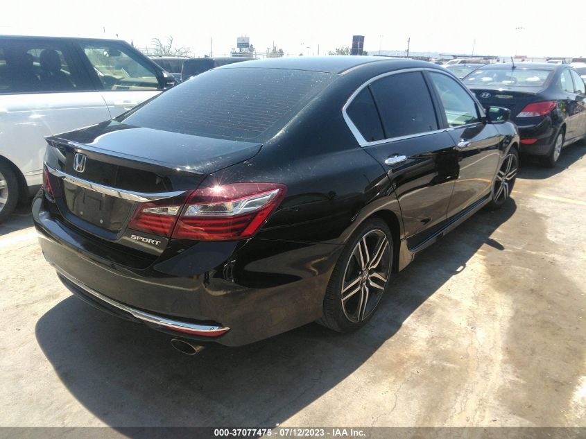 2017 HONDA ACCORD SEDAN SPORT - 1HGCR2F58HA289234