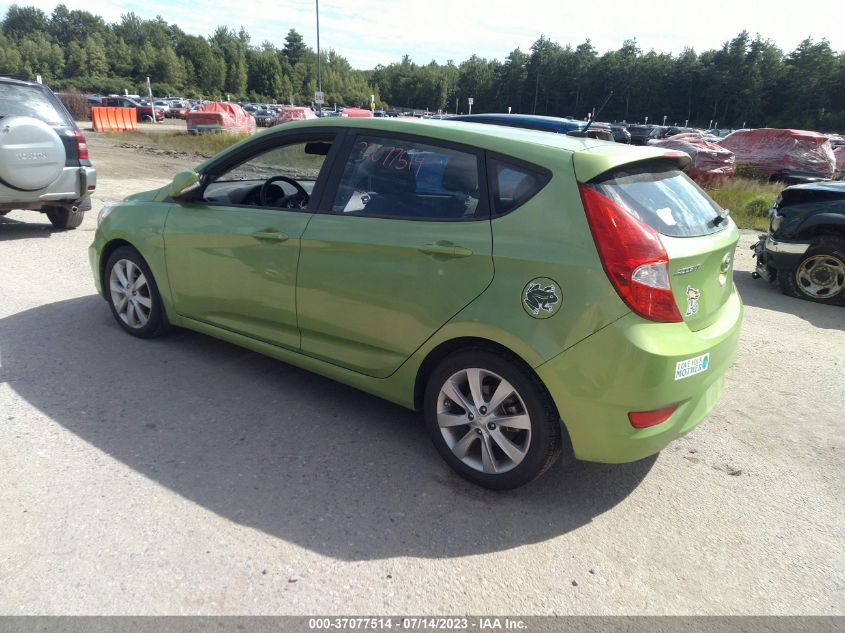 2013 HYUNDAI ACCENT SE - KMHCU5AE4DU079773