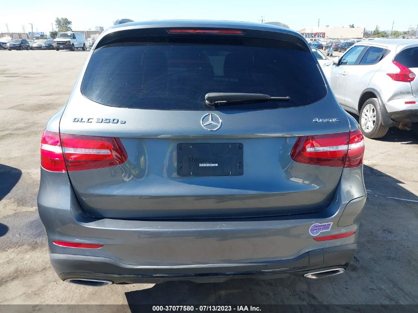 2019 MERCEDES-BENZ GLC GLC 350E - WDC0G5EB6KF626102