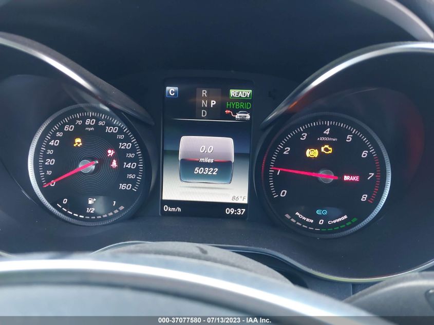 2019 MERCEDES-BENZ GLC GLC 350E - WDC0G5EB6KF626102