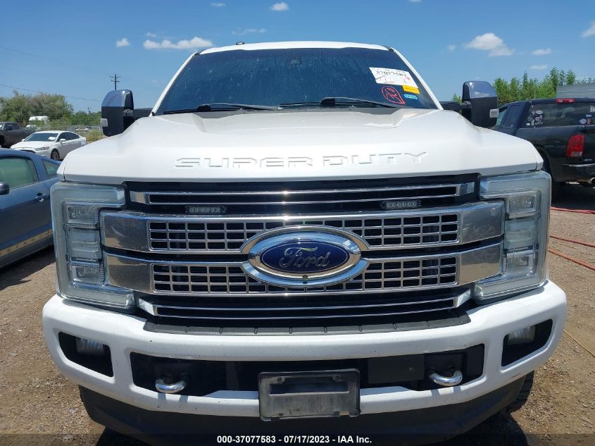 2017 FORD SUPER DUTY F-250 SRW LARIAT/PLATINUM - 1FT7W2BT0HEB34392