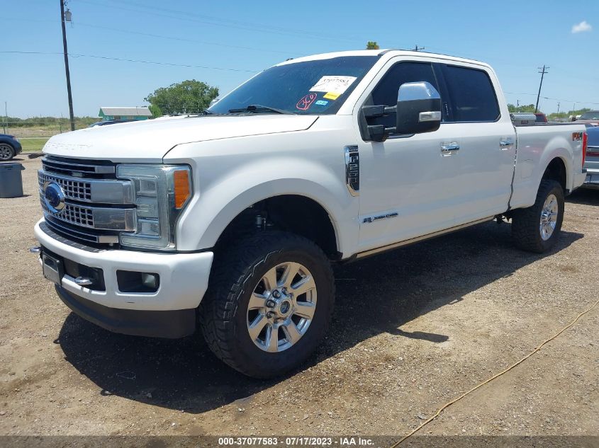 2017 FORD SUPER DUTY F-250 SRW LARIAT/PLATINUM - 1FT7W2BT0HEB34392