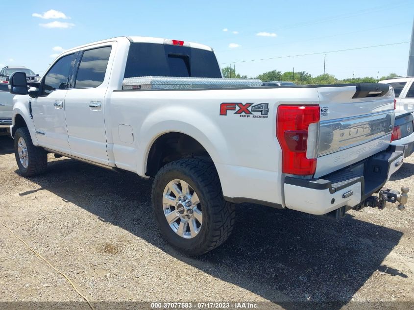 2017 FORD SUPER DUTY F-250 SRW LARIAT/PLATINUM - 1FT7W2BT0HEB34392