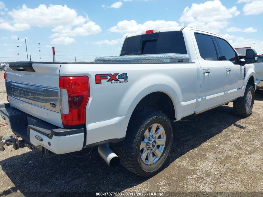 2017 FORD SUPER DUTY F-250 SRW LARIAT/PLATINUM - 1FT7W2BT0HEB34392