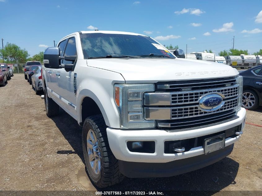 2017 FORD SUPER DUTY F-250 SRW LARIAT/PLATINUM - 1FT7W2BT0HEB34392
