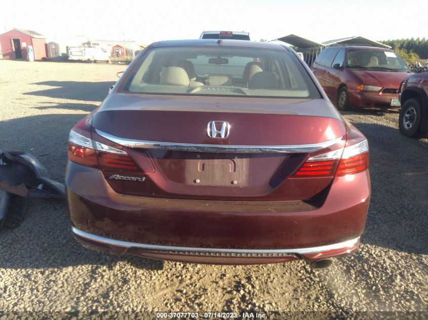 2016 HONDA ACCORD SEDAN EX-L - 1HGCR2F87GA151189