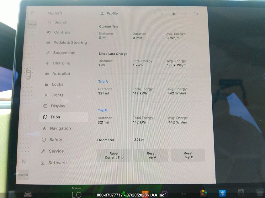 2023 TESLA MODEL S - 5YJSA1E54PF511108