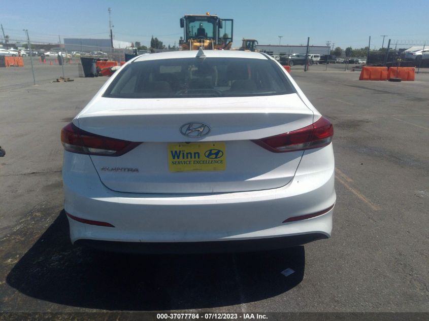 2018 HYUNDAI ELANTRA SEL - 5NPD84LF5JH284618