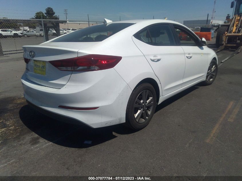 2018 HYUNDAI ELANTRA SEL - 5NPD84LF5JH284618