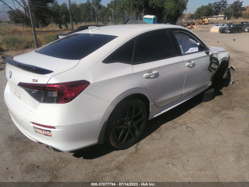 2022 HONDA CIVIC SI 2HGFE1E50NH473455